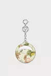 Ivory - Circle Mirror Keyring