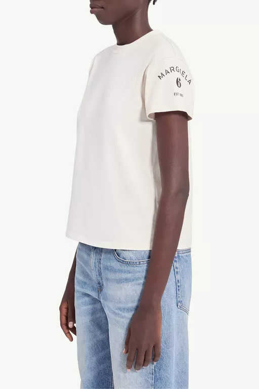Mannequin-print cotton jersey T-shirt - T-shirts