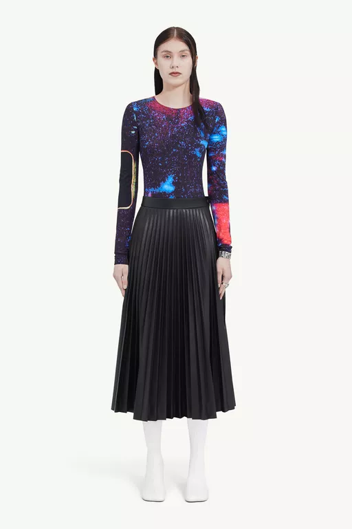 Pleated skirt