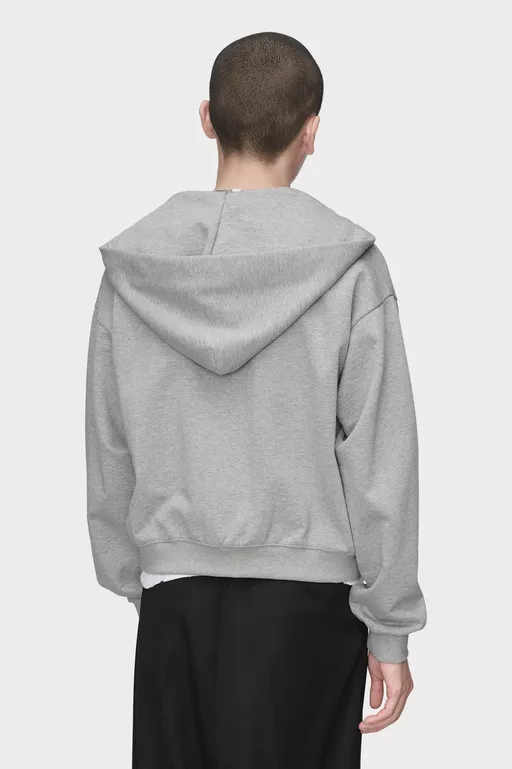 Felpa con cappuccio e zip - Felpe