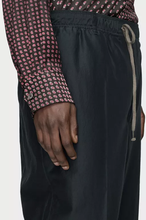 Cotton Drawstring Trousers - Pants