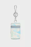 White and light blue - Dog Waste Bag Dispenser Charm