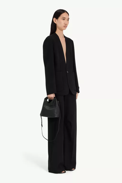 Single-breasted wool jacket - Jackets
