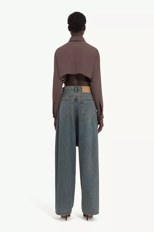 Wide-leg jeans - Denim