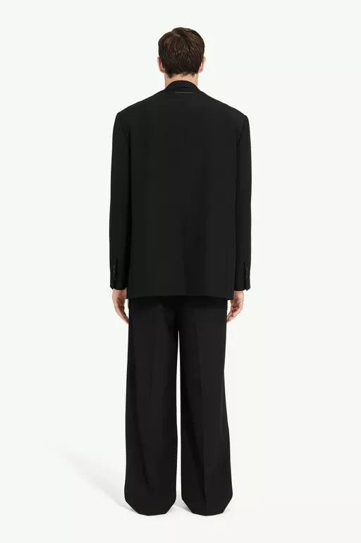 Stapled wool-blend jacket - Jackets