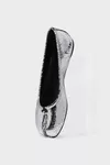 Silver - Tabi broken mirror ballerina