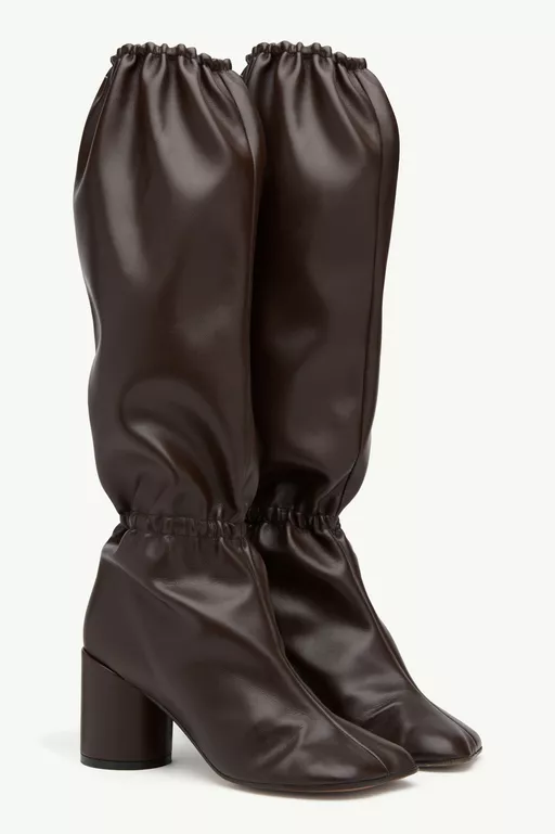 Kniehohe Anatomic Stiefel mit Elastikeinstz - Stiefel