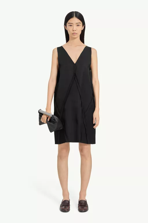 V-Neck Midi Dress - Midi Dress