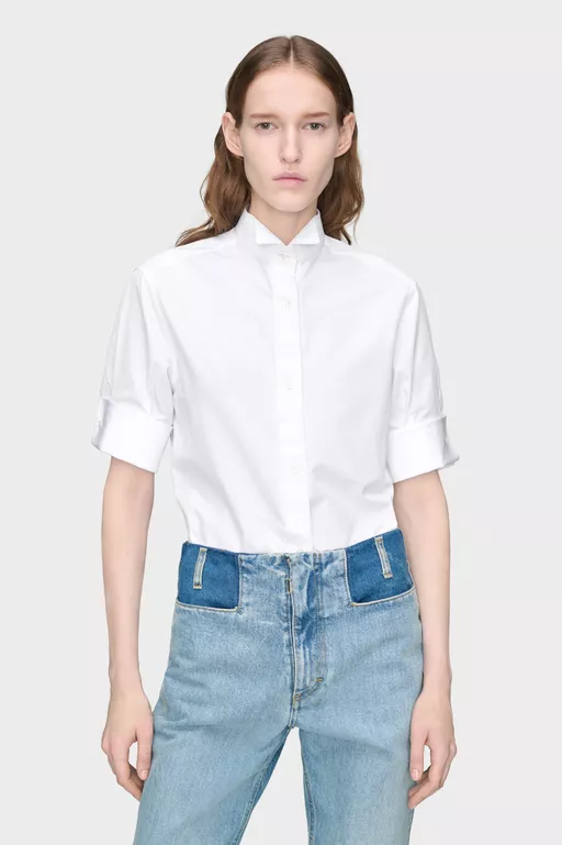 Camisa de algod&oacute;n de manga corta - Camisas