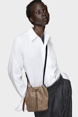 Drawstring  Crossbody Bucket - Shoulder Bags