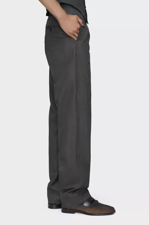 Creased Cotton silk trousers - Pants