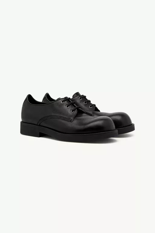 Leather Biker lace-up shoes - Lace-ups