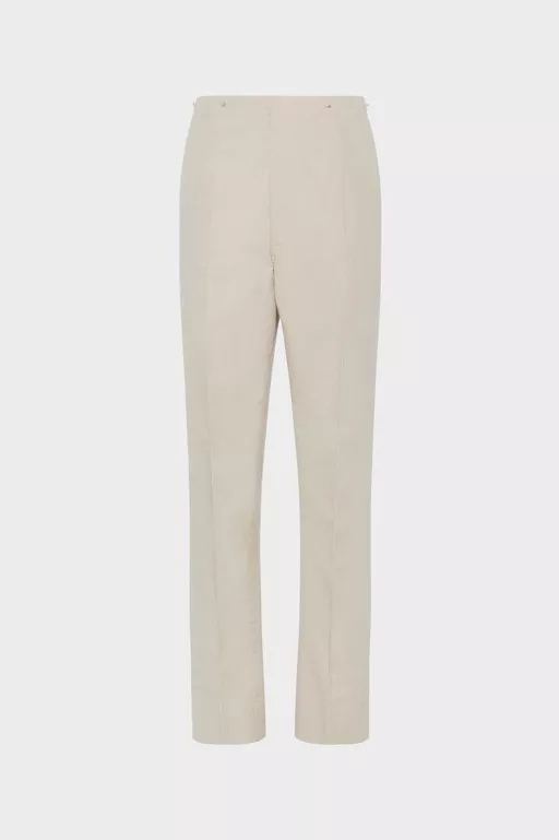 Creased Cotton silk trousers - Pants