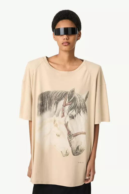 Horse portrait t-shirt - T-shirts
