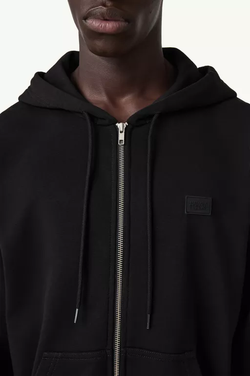 Rubber patch hooded sweatshirt - Sweatshirts