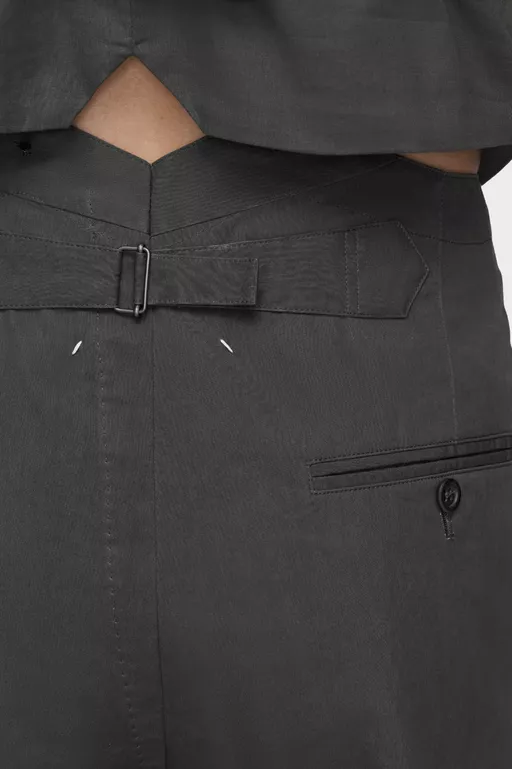 Creased Cotton silk trousers - Pants