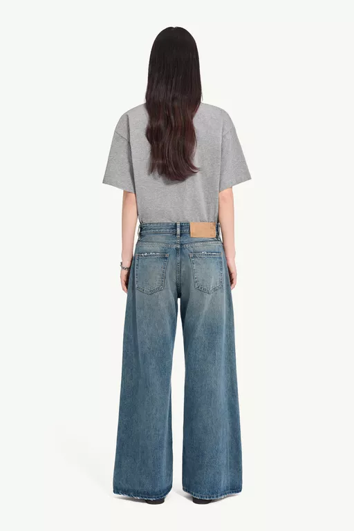 Wide-leg jeans - Denim