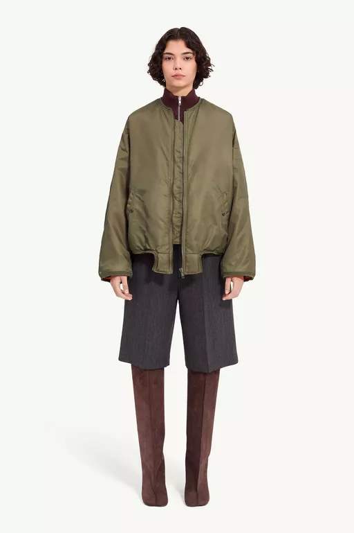 Nylon jacket with contrast lining - Jackets