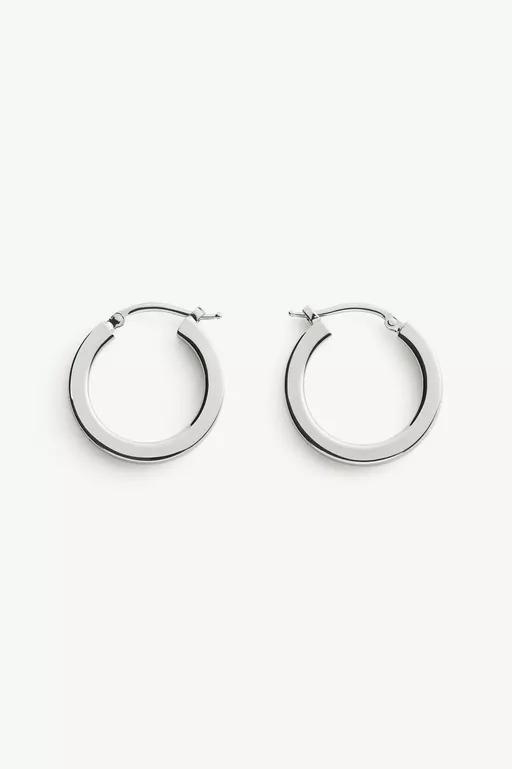 Numeric hoop earrings - Candle