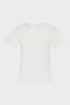 Blanc - T-shirt en jersey de coton
