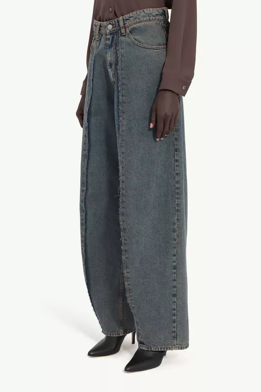 Wide-leg jeans - Denim