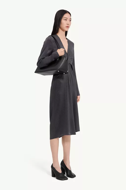 Jacquard wrap dress - Midi Dress