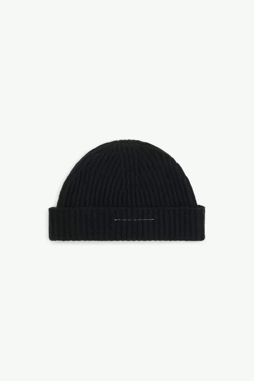 Ribbed wool beanie - Caps