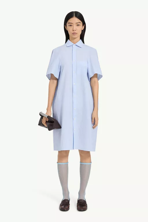 Poplin Shirt Dress - Dresses