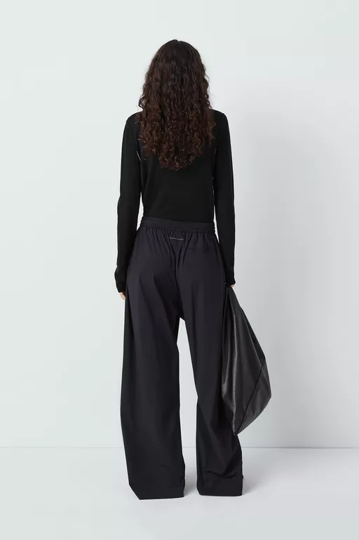 Logo-embroidered nylon drawstring trousers - Pants