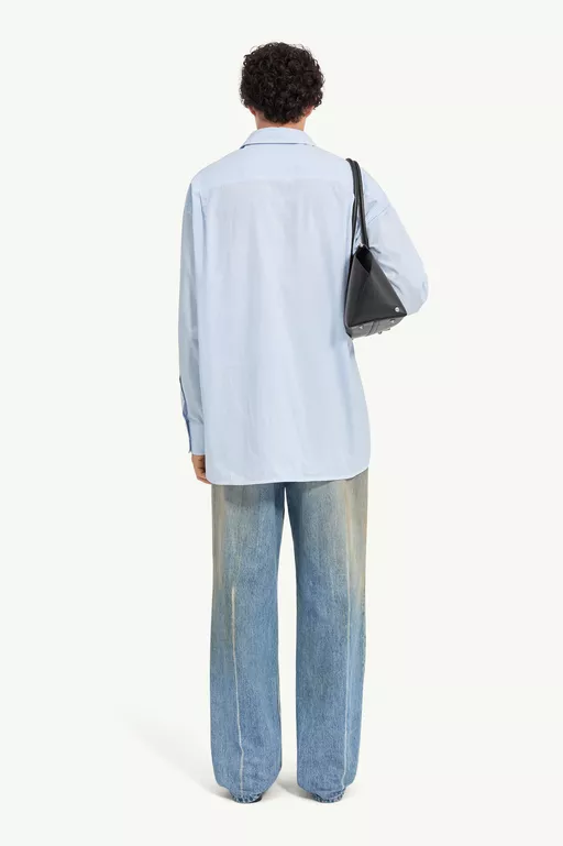 Striped Poplin Shirt - Shirts