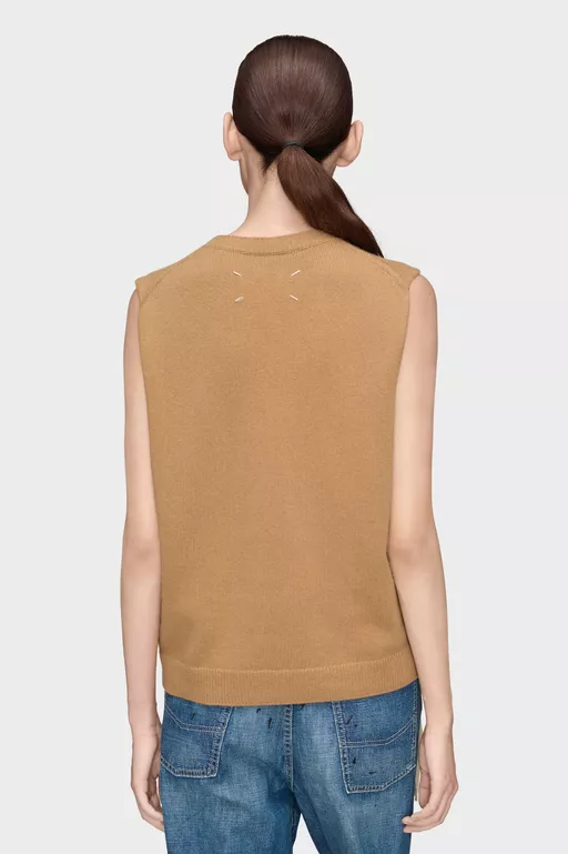 Fused Knit Vest - Waistcoats