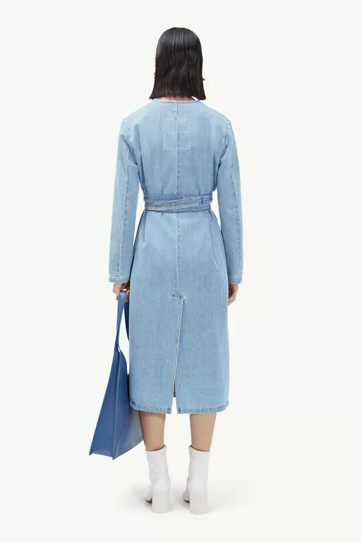 Collarless trench coat - Raincoats