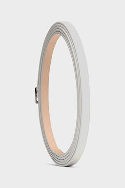 Slim leather belt - Belts