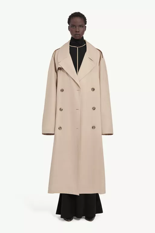 Cotton trench coat - Raincoats