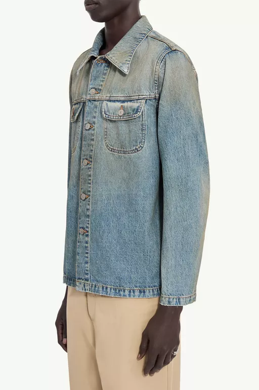 Denim Trucker Jacket - Jackets