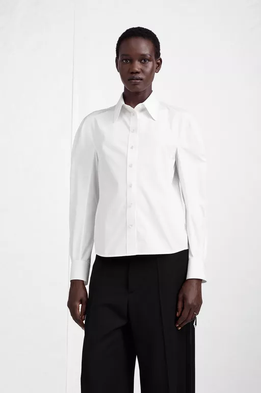 Camisa de Algod&oacute;n con Hombros Stockman - Camisas