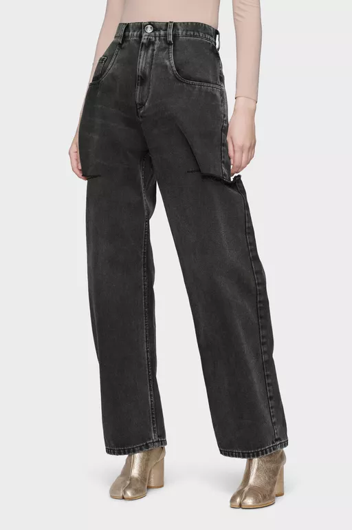 Cut-out jeans - Denim