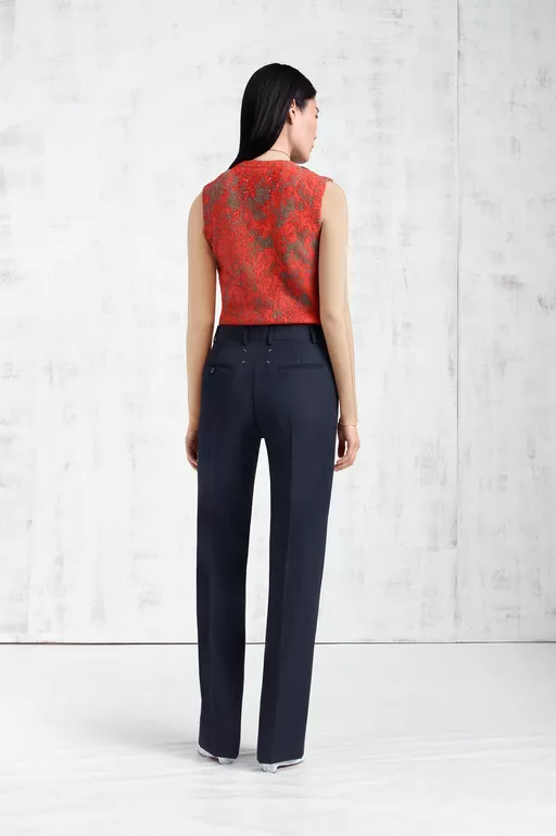 Argyle Knit Sleeveless Top - Waistcoats