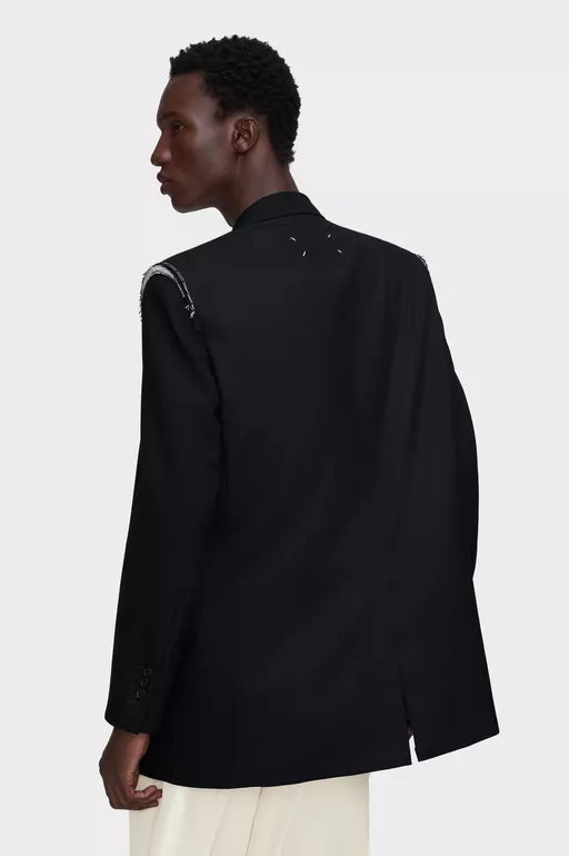 Wool single-breasted blazer - Jackets