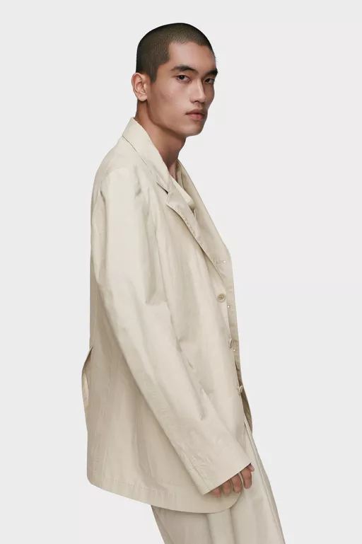 Cotton silk jacket - Jackets