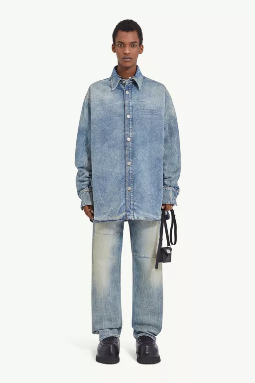Padded denim jacket