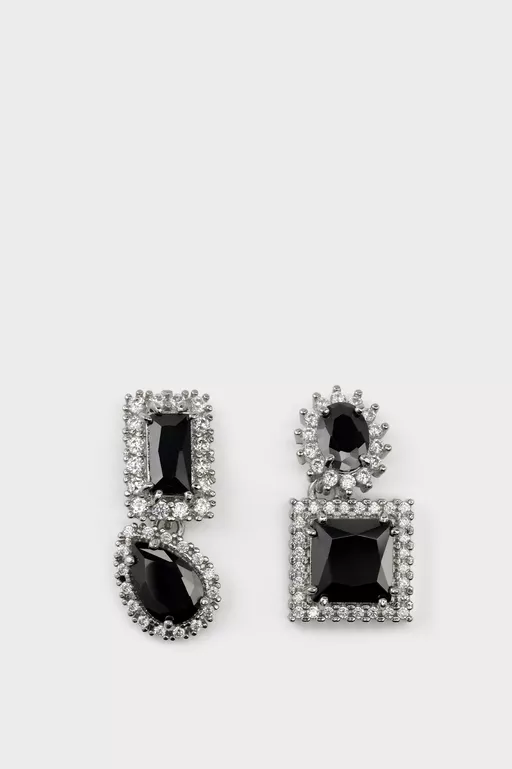 Cluster Drop Earrings - Earrings