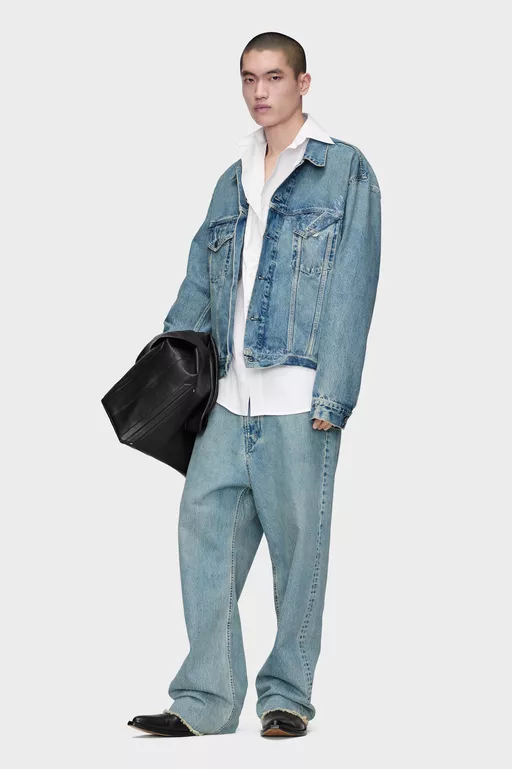 Taped Denim Jacket - Jackets