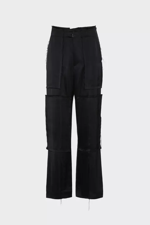 Patchwork Satin Trousers