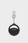 Black - Circle Mirror Keyring