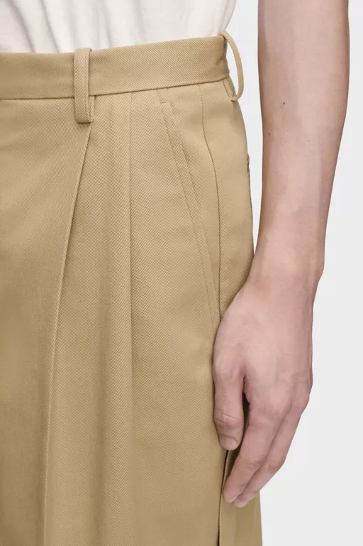 Tailored Cotton Shorts - Shorts
