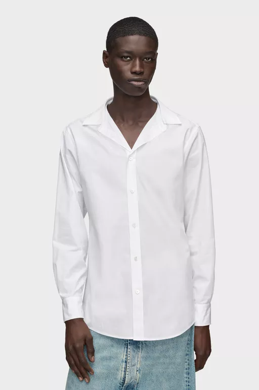 Taped Cotton Shirt - Shirts