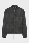 Black - Cotton caban jacket