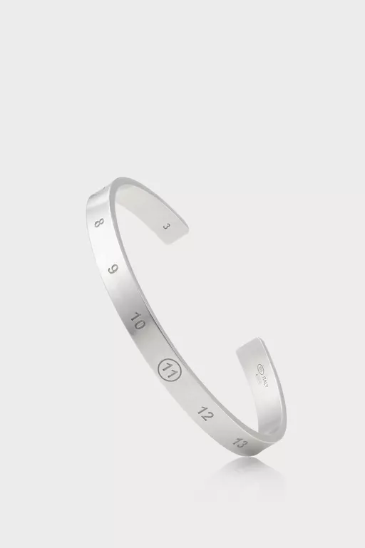 ナンバリング カフブレスレット 6.5mm - ブレスレット