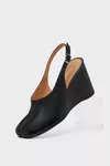 Black - Tabi Wedge Slingback